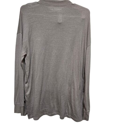 Abercrombie and fitch sweater womens size large brown gray oversized soft cozy - Picture 2 of 9